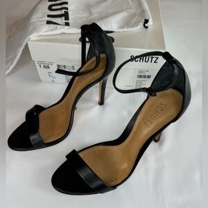 Schultz Cadey-Lee High Heel Sandal with Single Toe Strap 7.5B